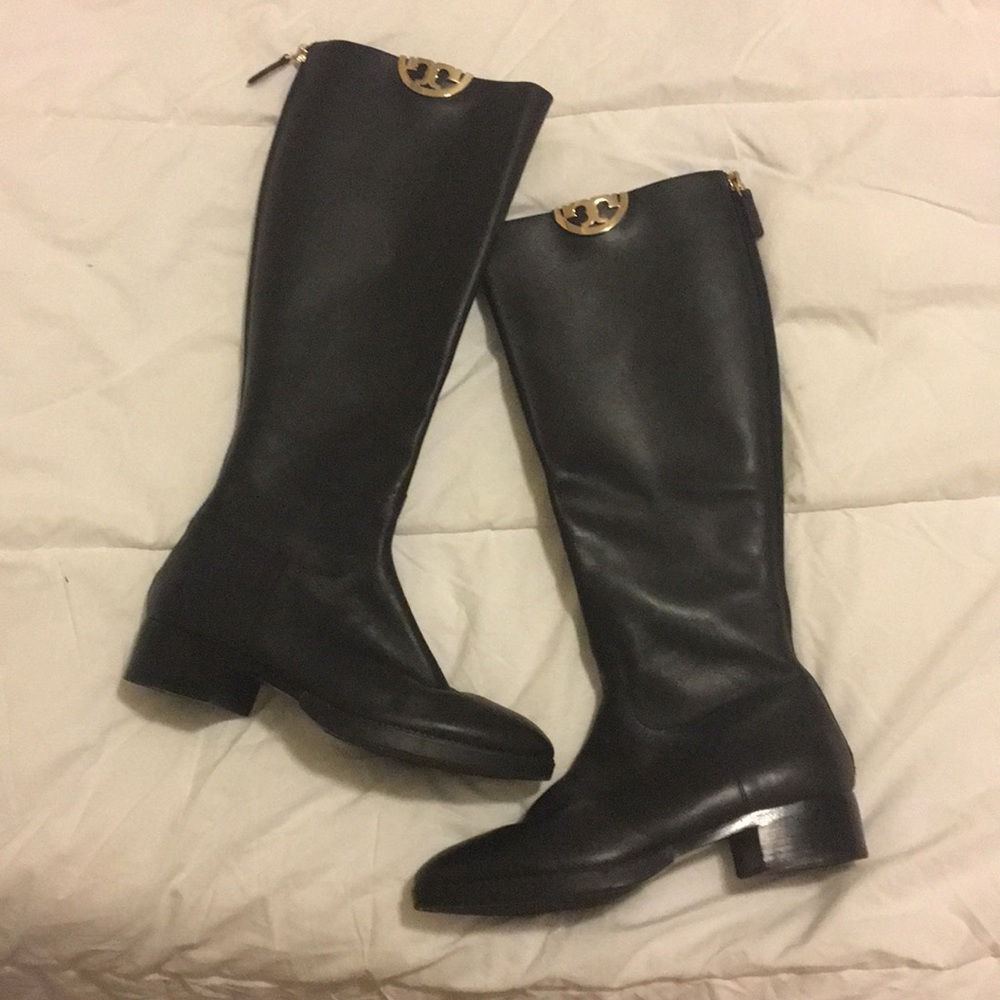 Authentic Tory Burch Sydney riding boots